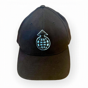 BLACK flex fit ball cap